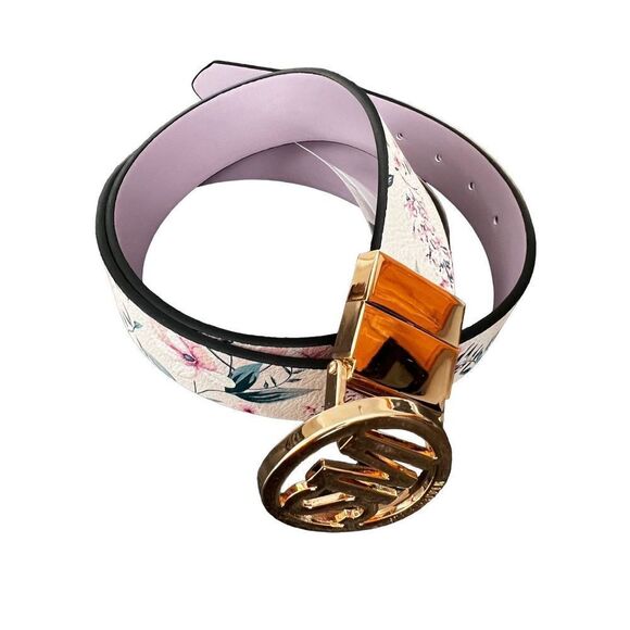 Steve Madden reversible lavender/flowers belt size XL - Picture 1 of 6